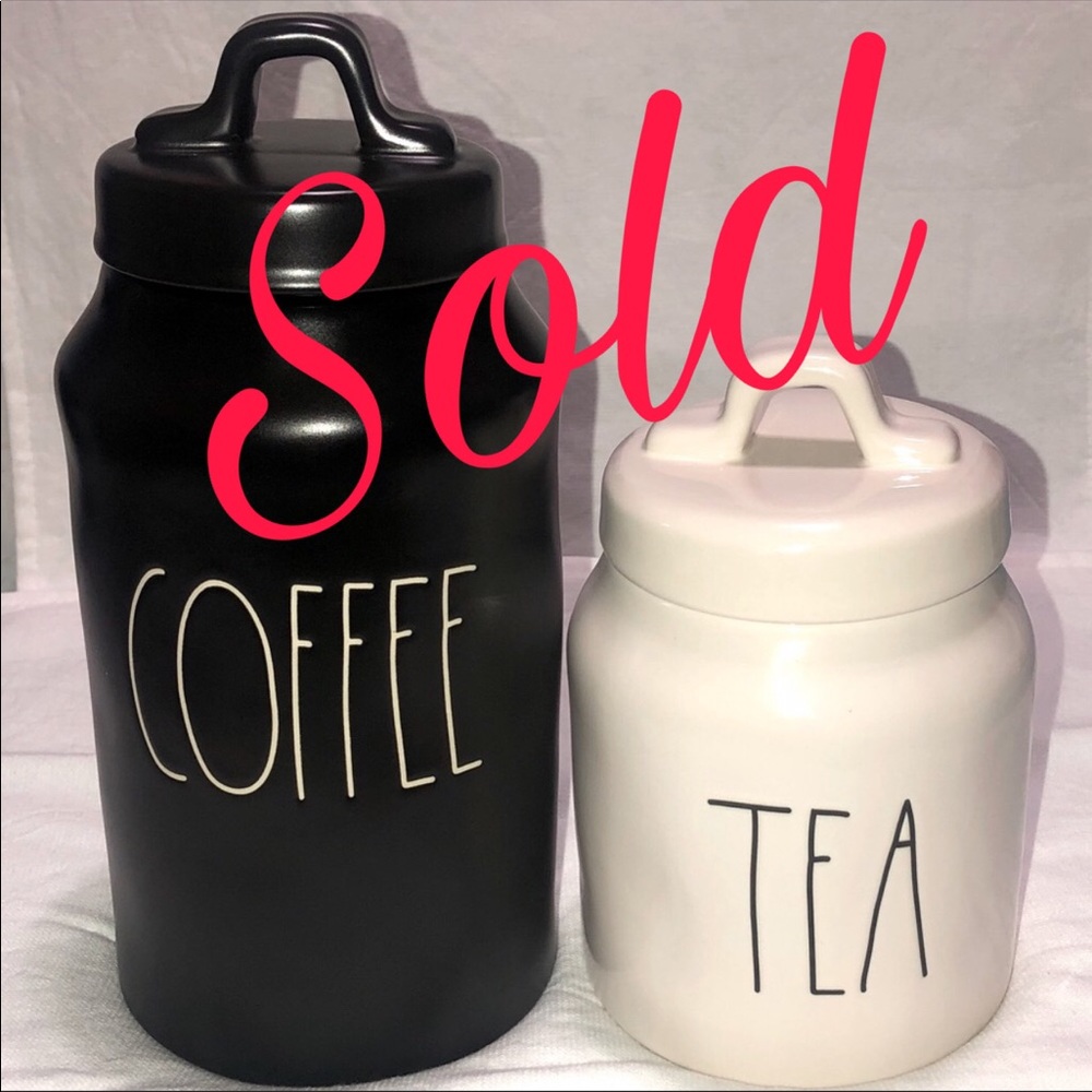Rae Dunn Coffee and Tea Canisters